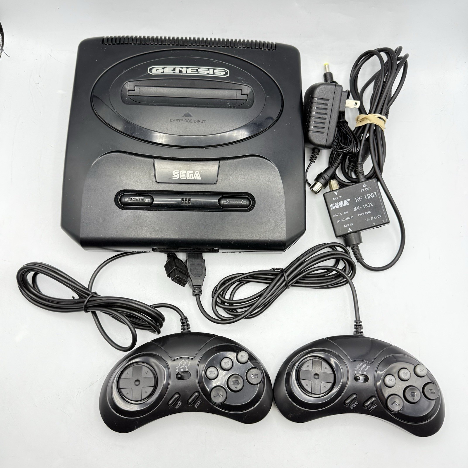 Vintage Original SEGA Genesis Console MK-1631 W/Controllers Cords Tested Vintage Original SEGA Genesis Console MK-1631 W/Controllers Cords Tested