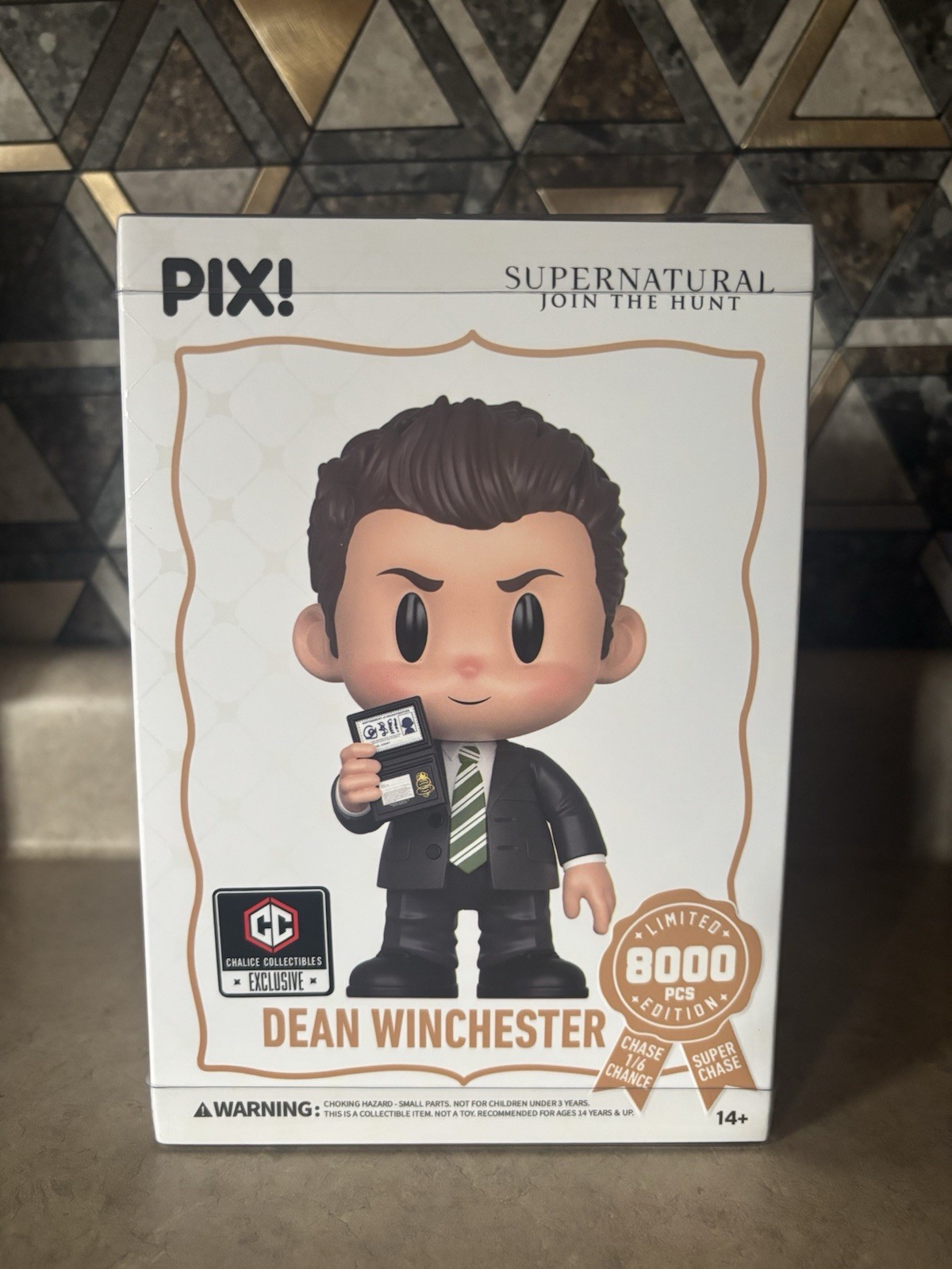PIX Supernatural Dean Winchester Vinyl Figure - Chalice Collectibles Exclusive PIX Supernatural Dean Winchester Vinyl Figure - Chalice Collectibles Exclusive
