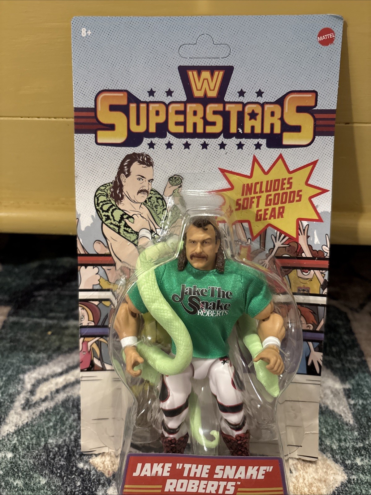 Mattel WWE  SUPERSTARS Jake “The Snake” Roberts Series 13 CHASE UNPUNCHED -NEW
