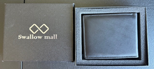 Swallowmall Mens Wallets Genuine Leather RFID Blocking Bifold Wallet For Men