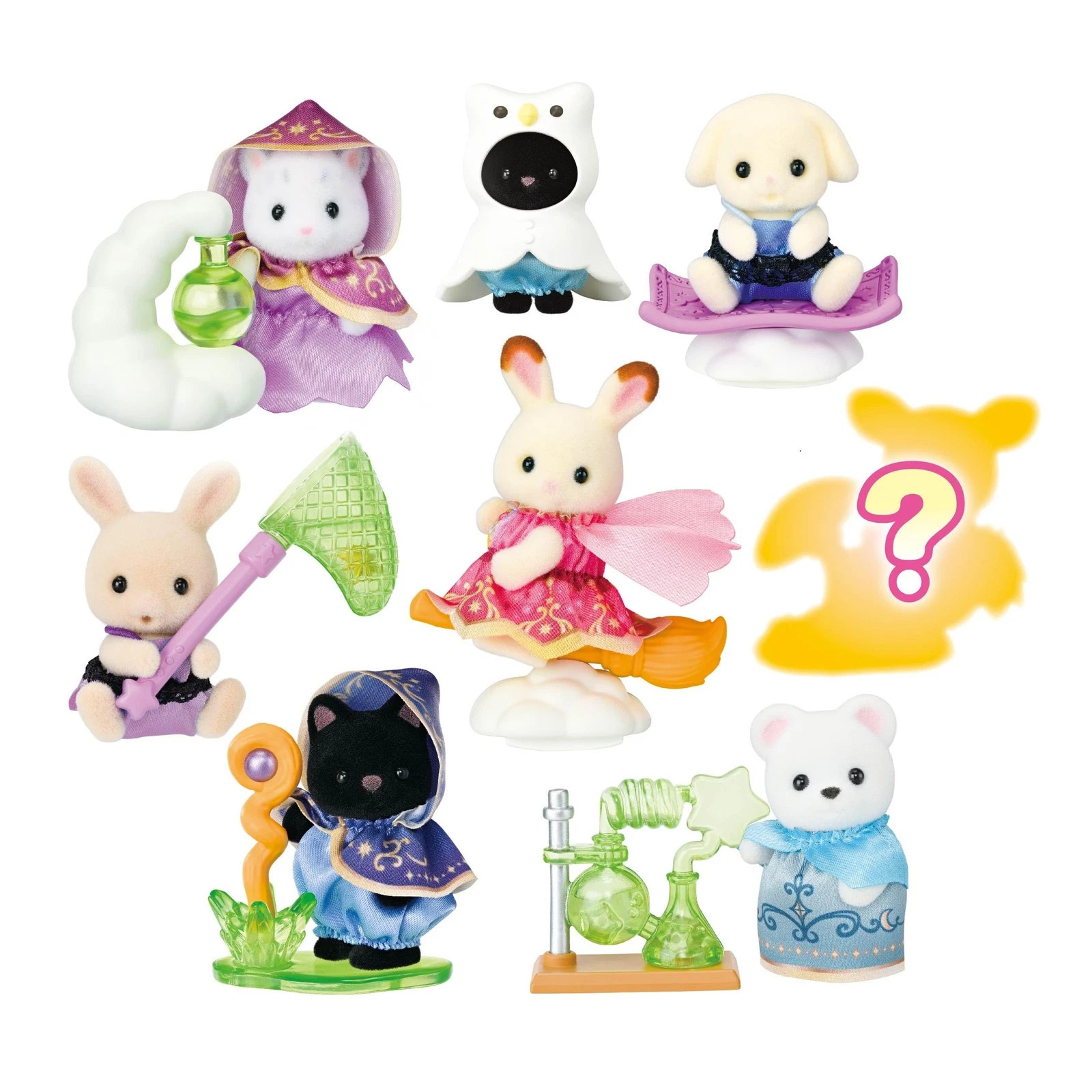 PSL Sylvanian Families Baby Mysterious Magic Series Complete 8 figures EPOCH NEW