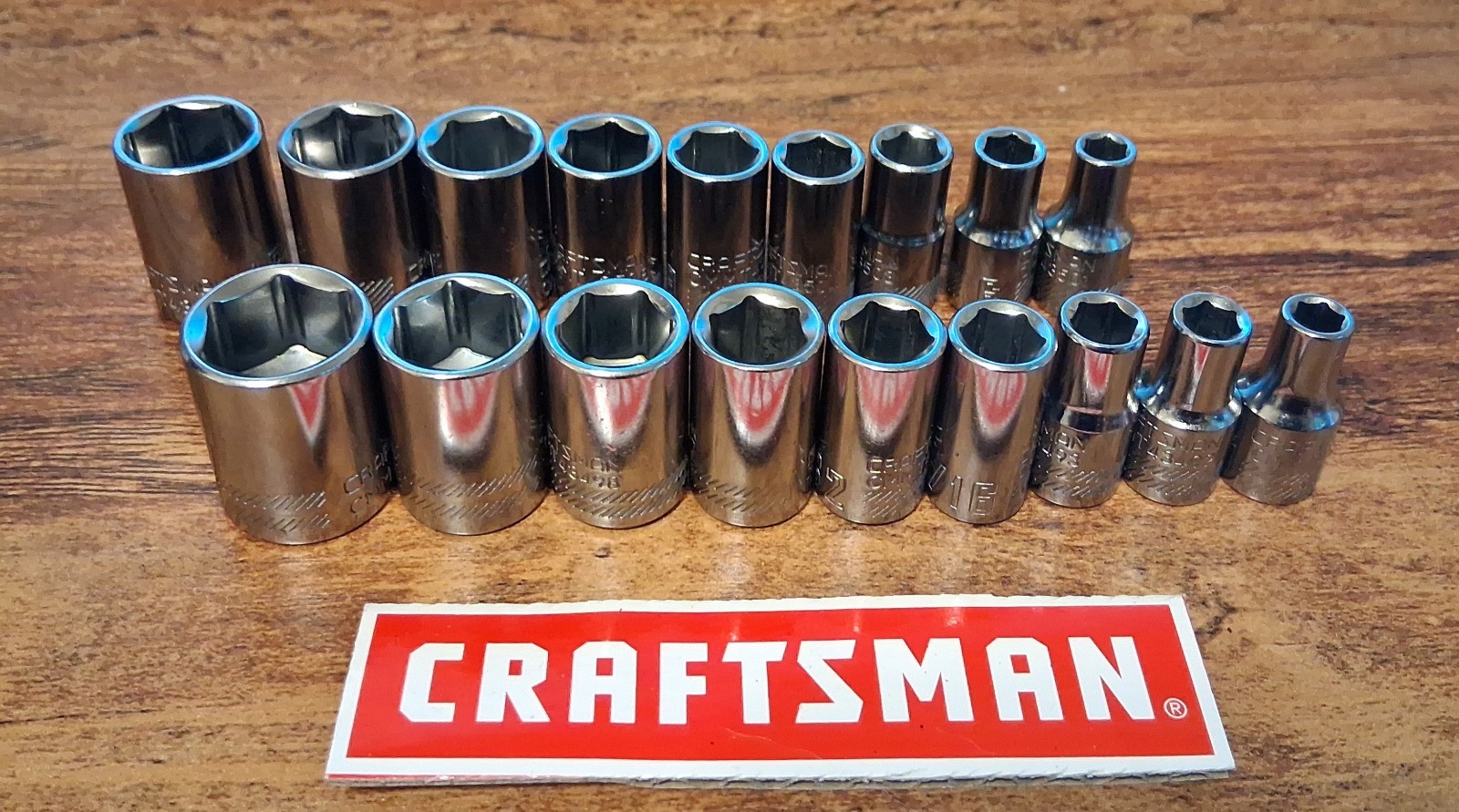 CRAFTSMAN 18 pc 1/4\