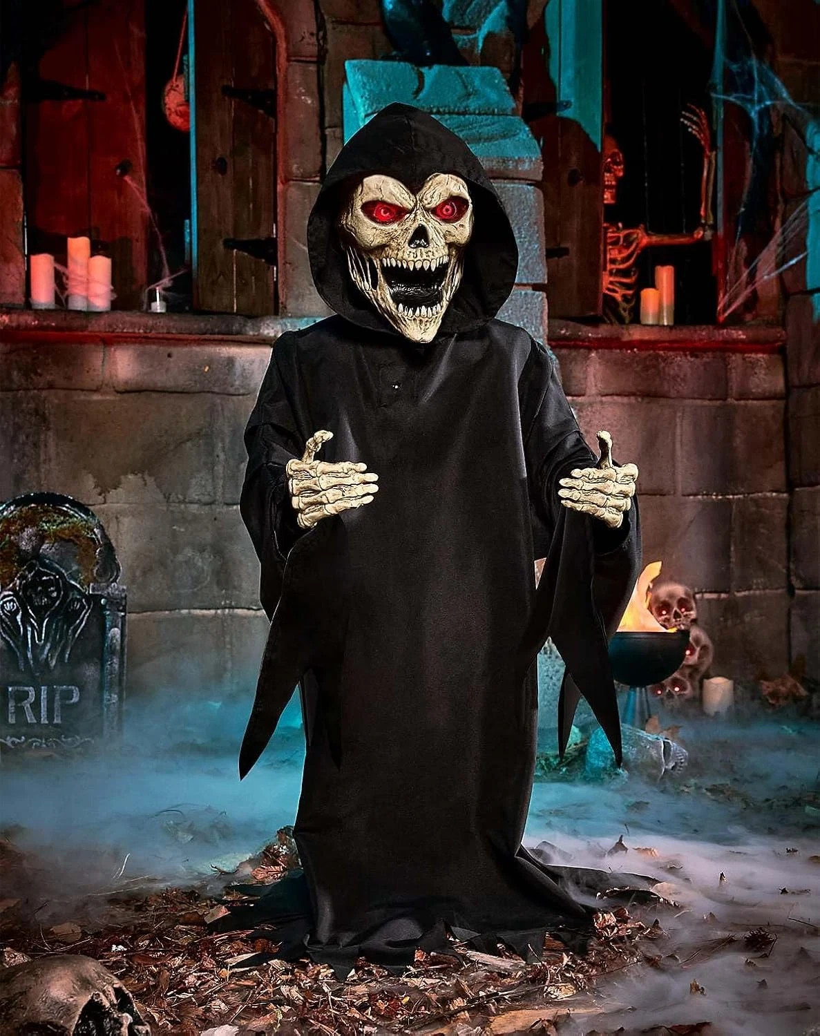 Spirit Halloween Decorations 3 Ft 3 In Screaming Reaper Animatronic 2026 Spirit Halloween Decorations 3 Ft 3 In Screaming Reaper Animatronic 2026