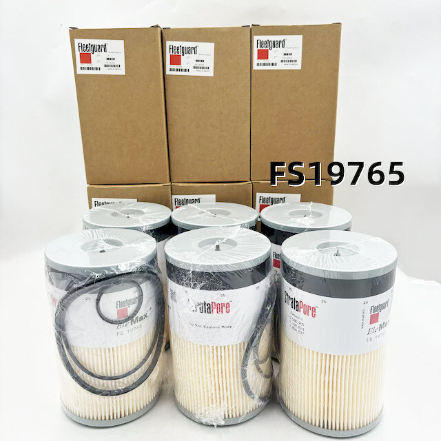 6x OEM BRAND NEW Genuine Fleetguard FS19765 Cummins Fuel/Water Separator 6x OEM BRAND NEW Genuine Fleetguard FS19765 Cummins Fuel/Water Separator