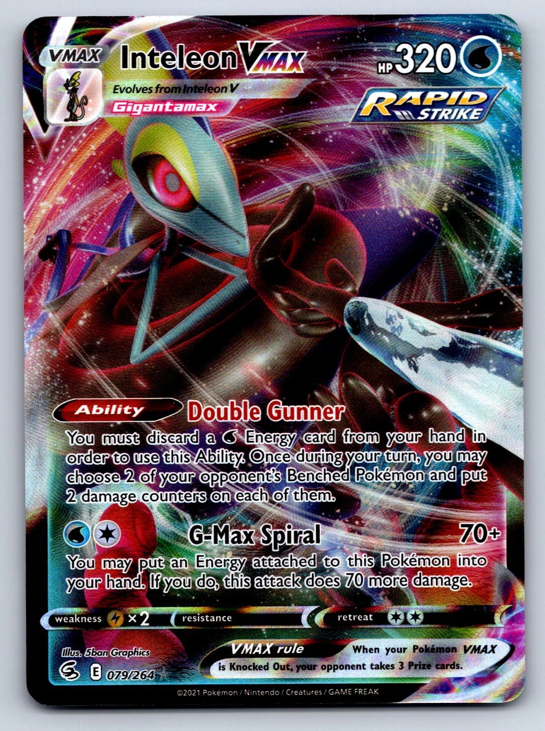 Inteleon VMAX Holofoil [SWSH08 - 079/264