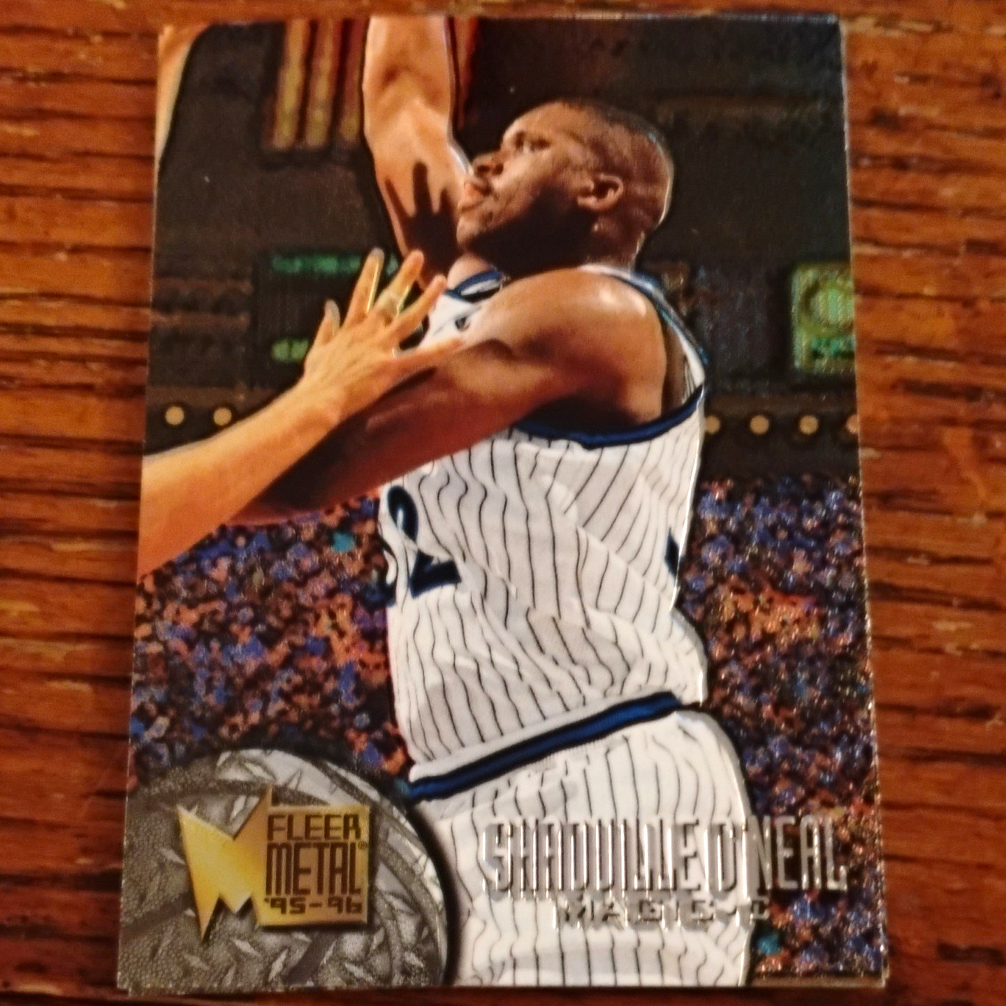 Fleer Metal 1995-96 Base Set Shaquille O'Neal #78 Orlando Magic Fleer Metal 1995-96 Base Set Shaquille O'Neal #78 Orlando Magic