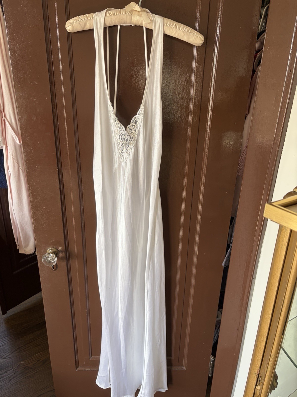 Vintage Frederick’s Of Hollywood White Lingerie Nightgown Size Medium Vintage Frederick’s Of Hollywood White Lingerie Nightgown Size Medium