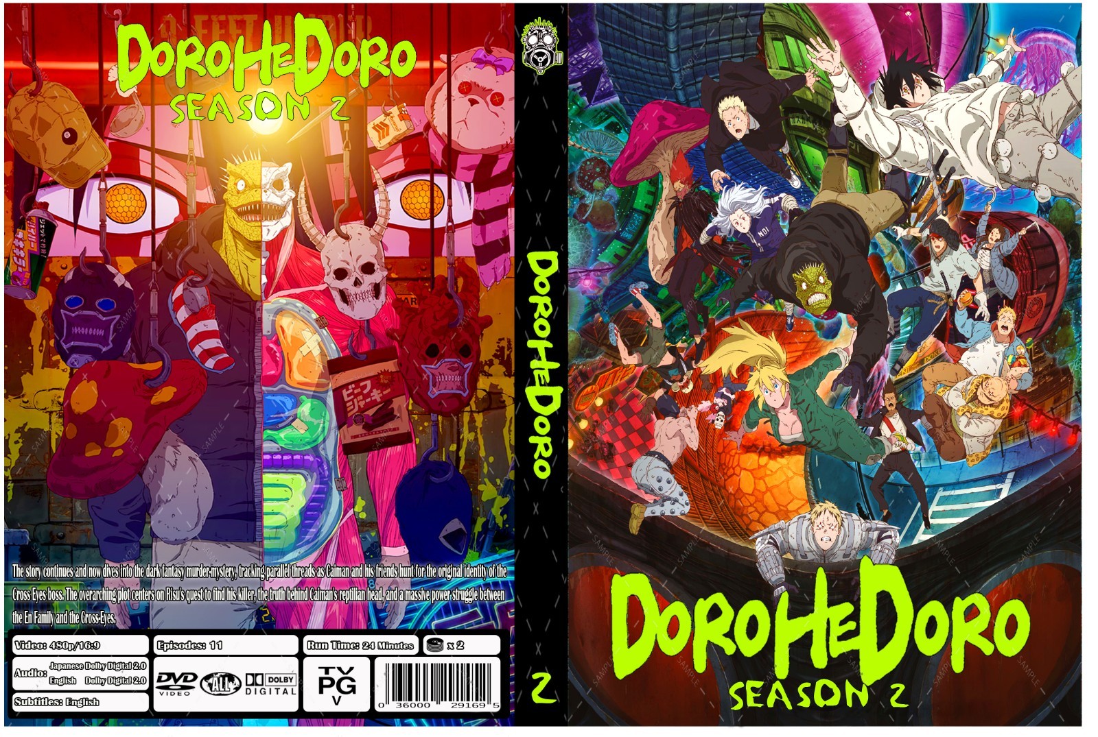 Dorohedoro Anime Series Season 2 Episodes 1-11 Dual Audio English/Japanese