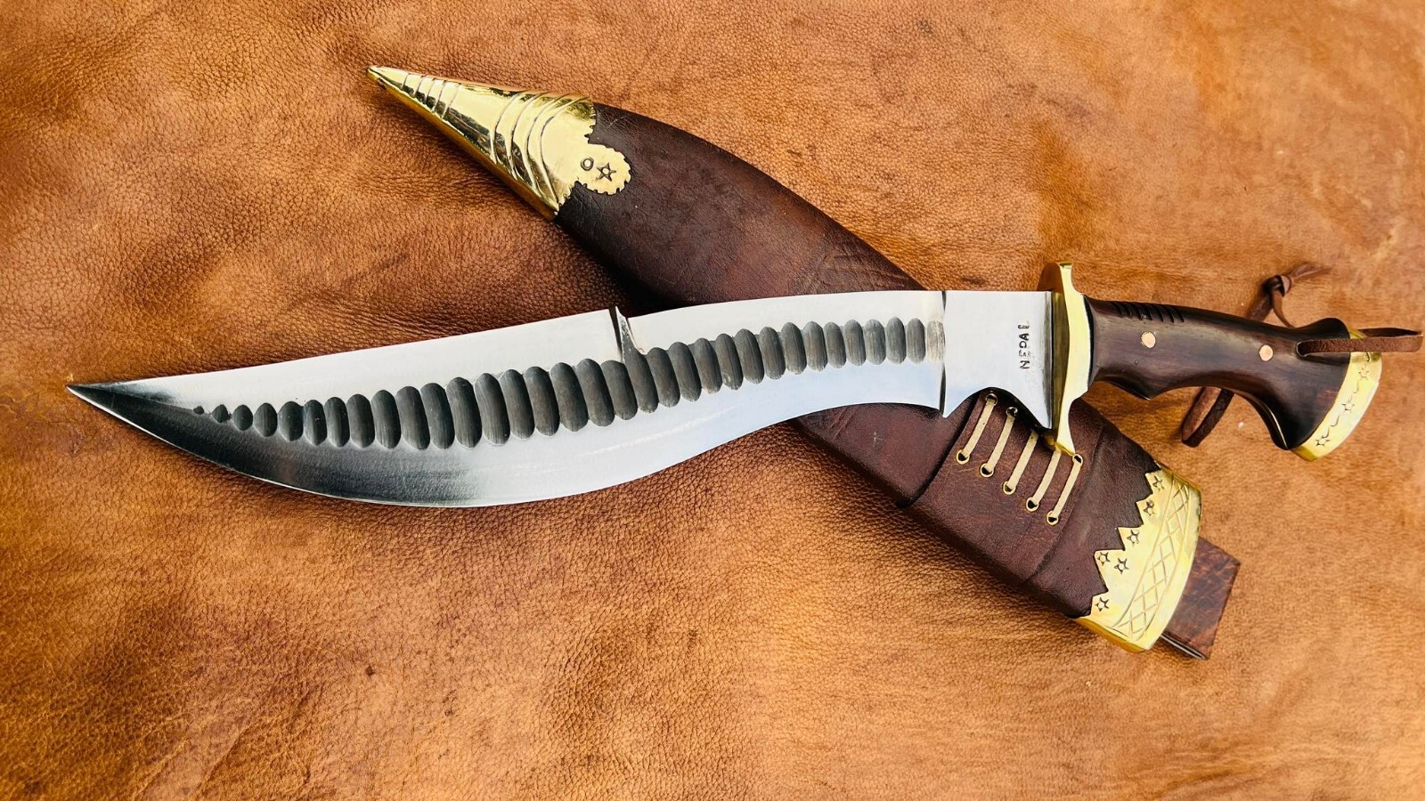 EGKH-13 inches Handmade Fixed Blade Survival Hunting Knife-Khukuri knife-Ready t EGKH-13 inches Handmade Fixed Blade Survival Hunting Knife-Khukuri knife-Ready t