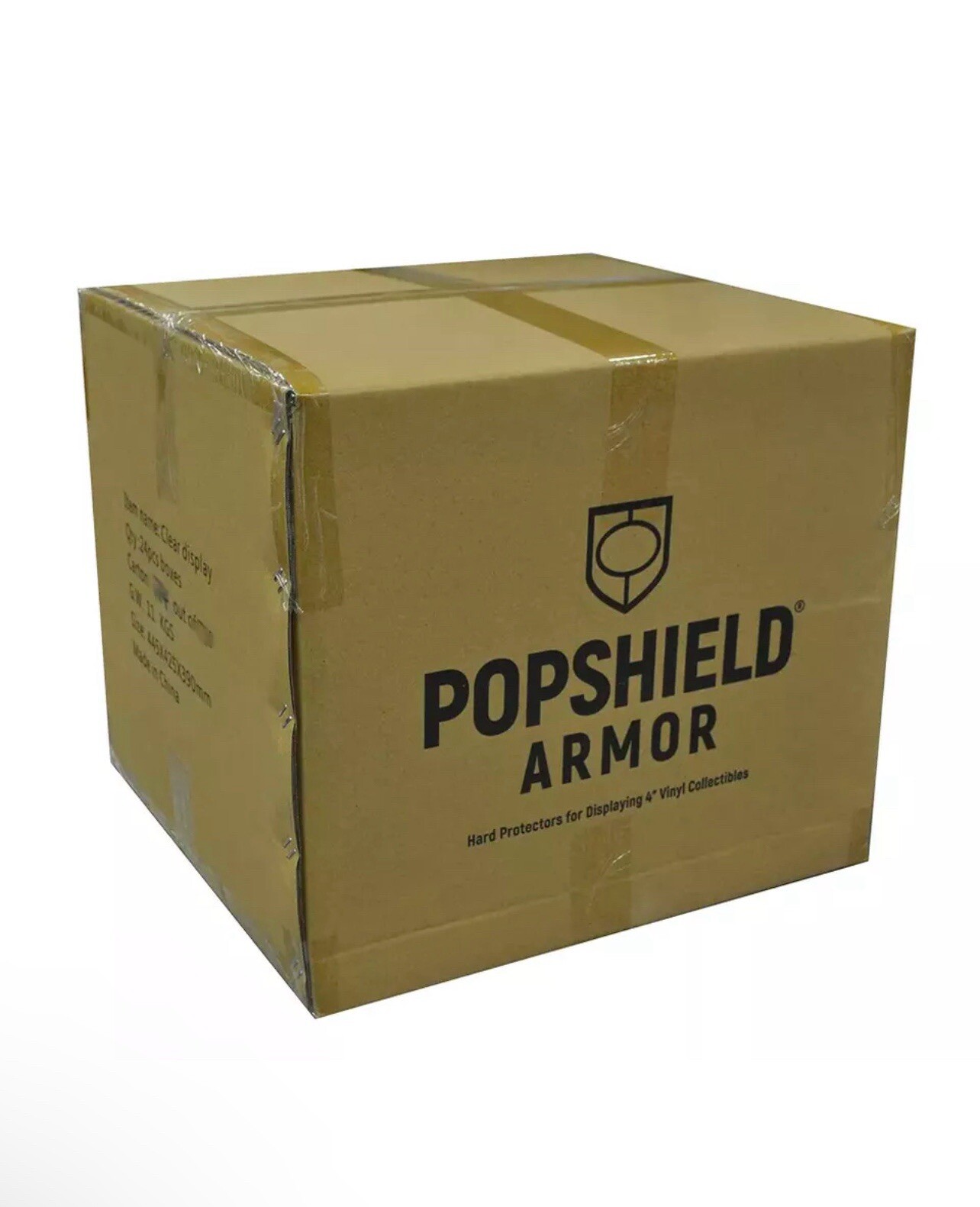 PopShield Armor Hard Protectors Size 4 Inch Funko Pops Hard Stack 24 Pack Case