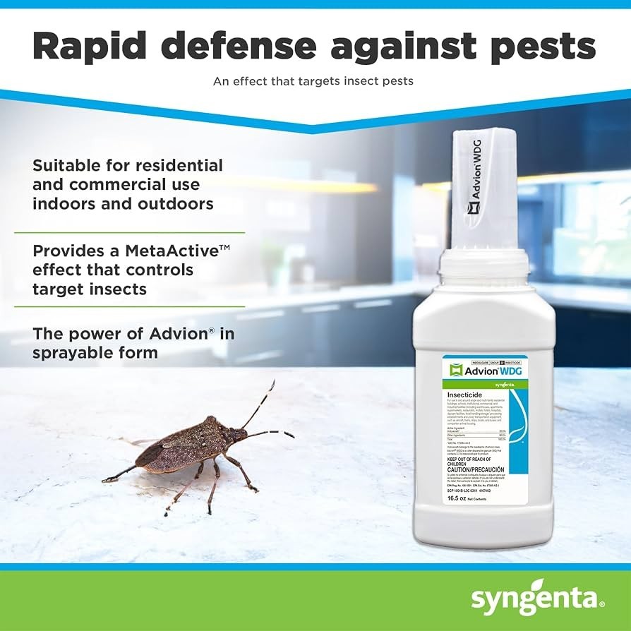 Syngenta Advion WDG 16.5 oz Insecticide Ants Cockroaches Beetles Centipedes Flea Syngenta Advion WDG 16.5 oz Insecticide Ants Cockroaches Beetles Centipedes Flea