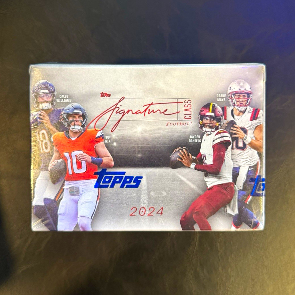 Topps 2024 Signature Class NFL Football Sealed Retail Box 42 Cards Odyssey SP Topps 2024 Signature Class NFL Football Sealed Retail Box 42 Cards Odyssey SP