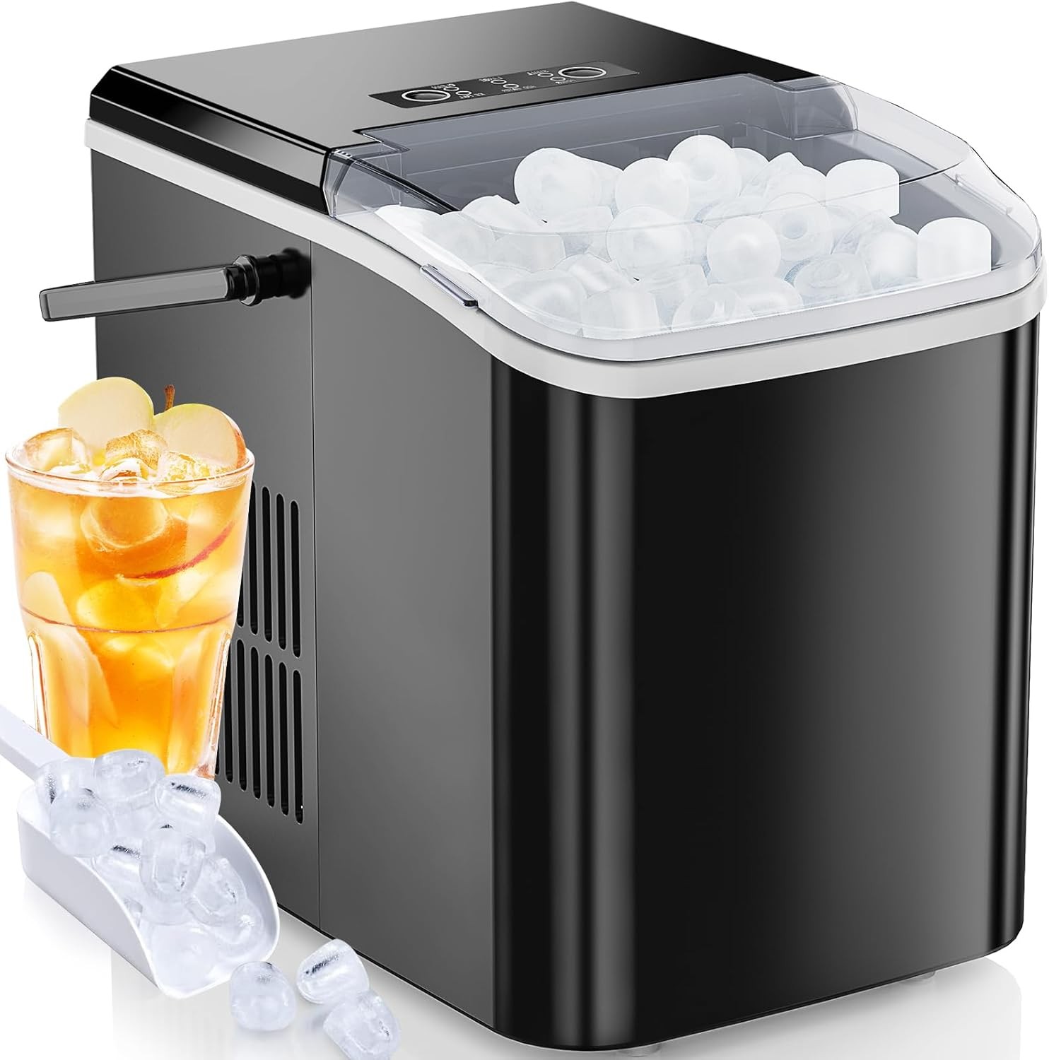 DUMOS HOME Small Ice Maker,9 Bullet Cubes in 6 Mins,Portable,Self-Cleaning DUMOS HOME Small Ice Maker,9 Bullet Cubes in 6 Mins,Portable,Self-Cleaning