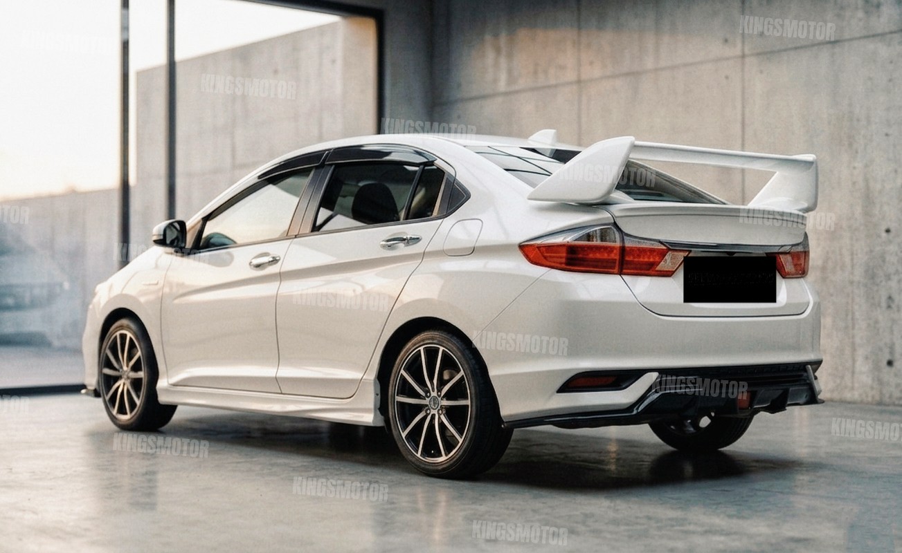 2014–2017 Honda City Grace GT Style White Pearl Rear Boot Trunk Wing Spoiler
