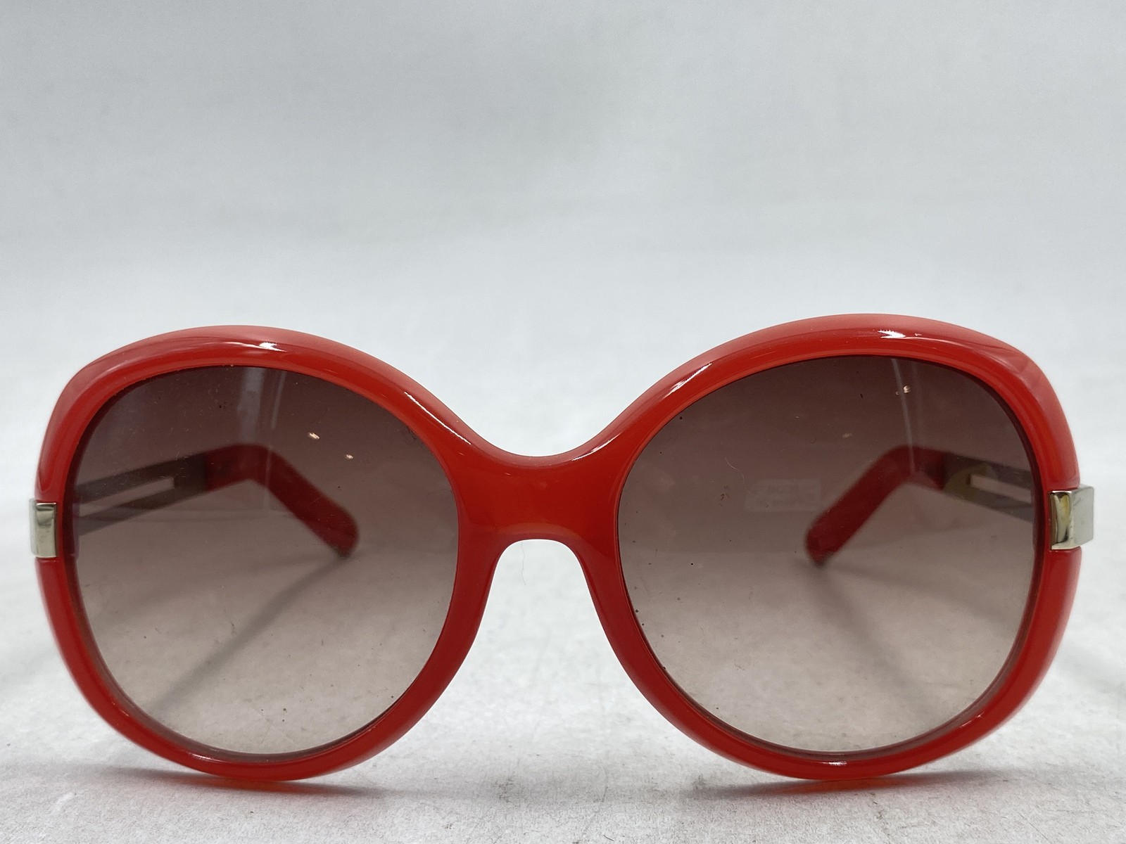 Chloe CE662S Red Oversized Round Sunglasses With Case Size 55-18-135