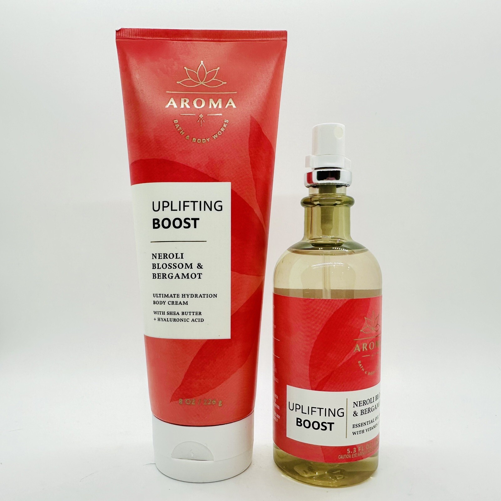 2 PCS BATH & BODY WORKS UPLIFTING BOOST NEROLI BLOSSOM & BERGAMOT CREAM & MIST 2 PCS BATH & BODY WORKS UPLIFTING BOOST NEROLI BLOSSOM & BERGAMOT CREAM & MIST