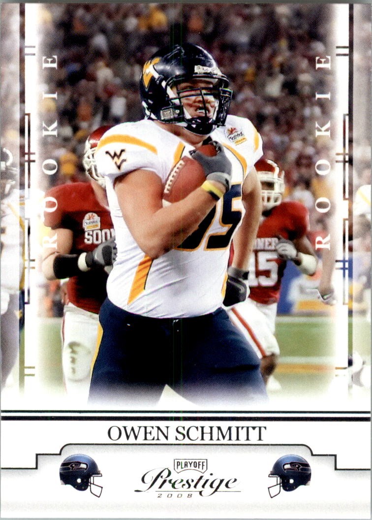 2008 Playoff Prestige #182 Owen Schmitt RC - FB