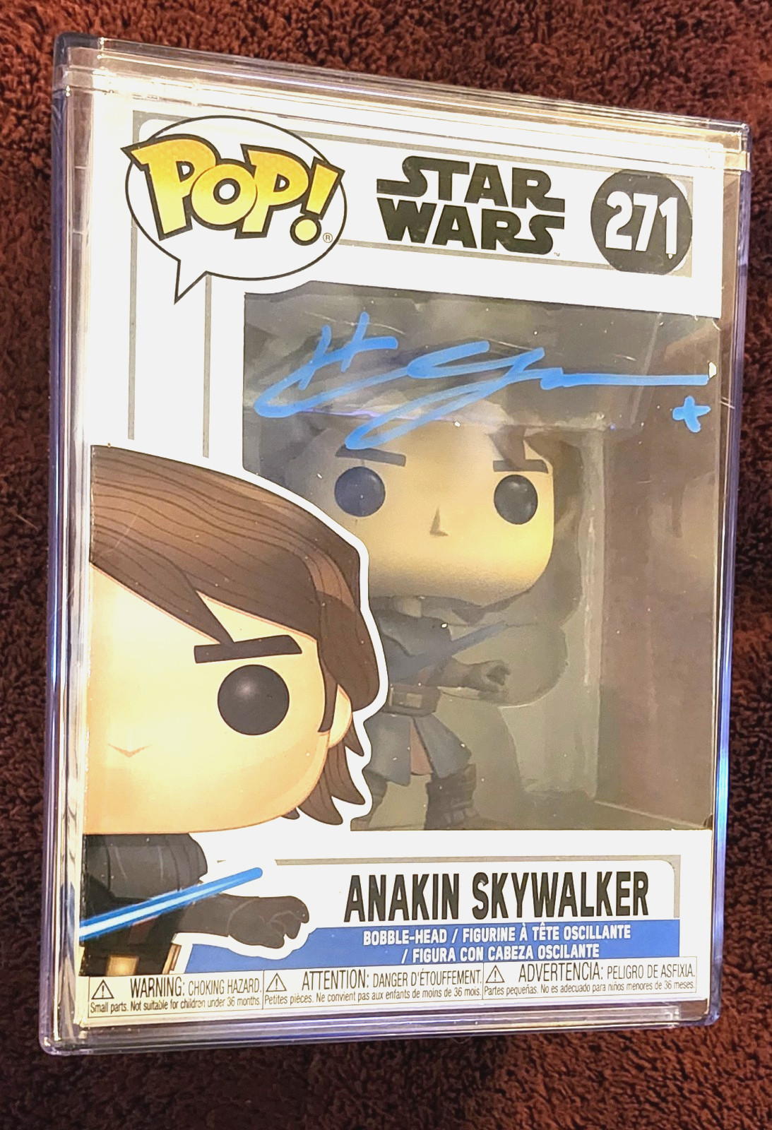 Hayden Christensen ‘Star Wars’ Signed \'Anakin Skywalker\' Funko 271 Official Pix Hayden Christensen ‘Star Wars’ Signed \'Anakin Skywalker\' Funko 271 Official Pix