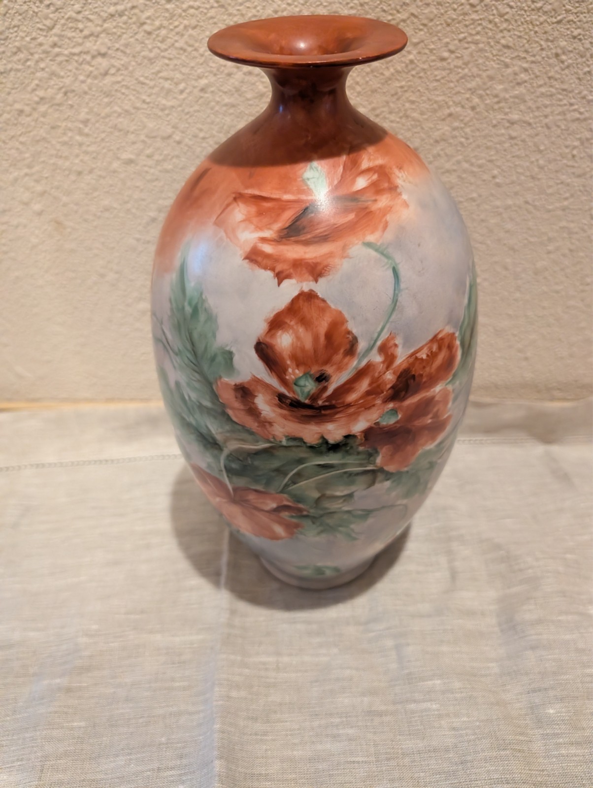 Antique D&C France Hand Painted Limoger Porcelain Vase 11 Antique D&C France Hand Painted Limoger Porcelain Vase 11