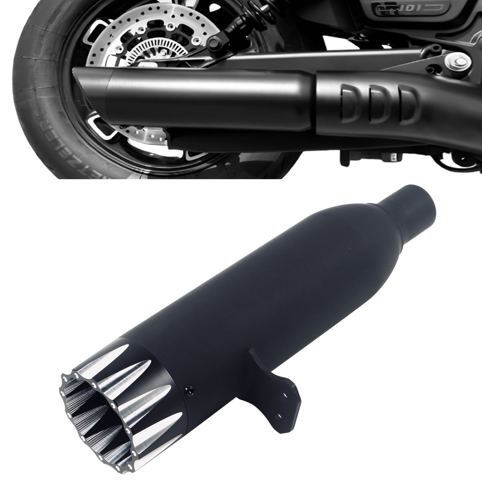 Amazing Deep Rumble Sound 4.0'' Slip-on Exhaust for 2025 Indian Scout Bikes'