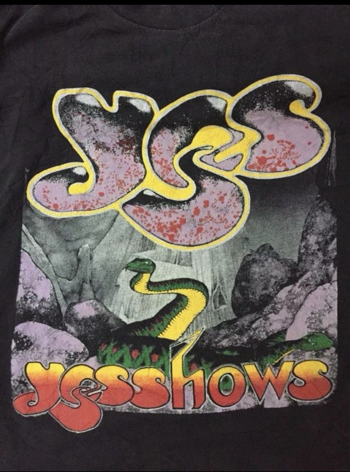 1991 YES Shows Tour Band Psychedelic rock band Stedman T-shirt REPRINT PA11346