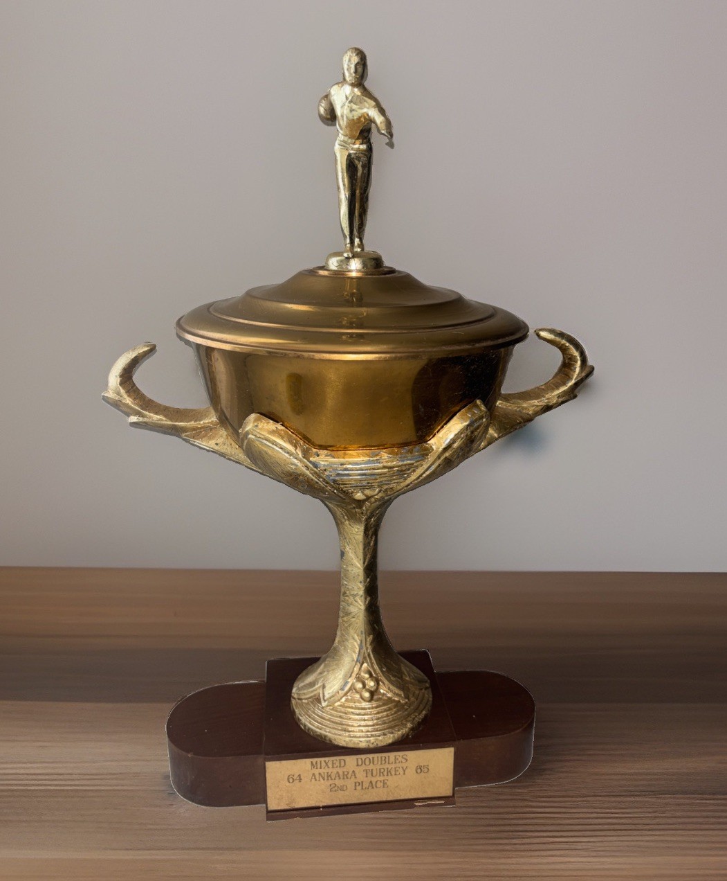 Vintage 1964 1965 Large Bowling Trophy 20\