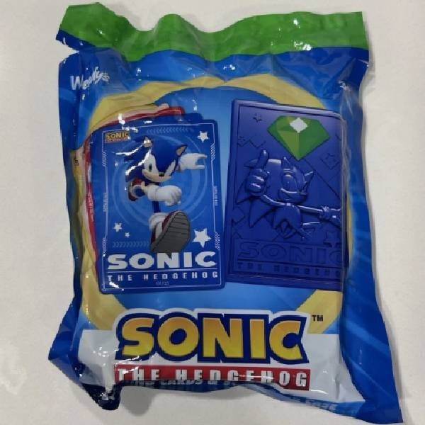 Wendy's Sonic The Hedgehog 35th Anniversary Kids Meal Card Case 2026 Sonic New Wendy's Sonic The Hedgehog 35th Anniversary Kids Meal Card Case 2026 Sonic New