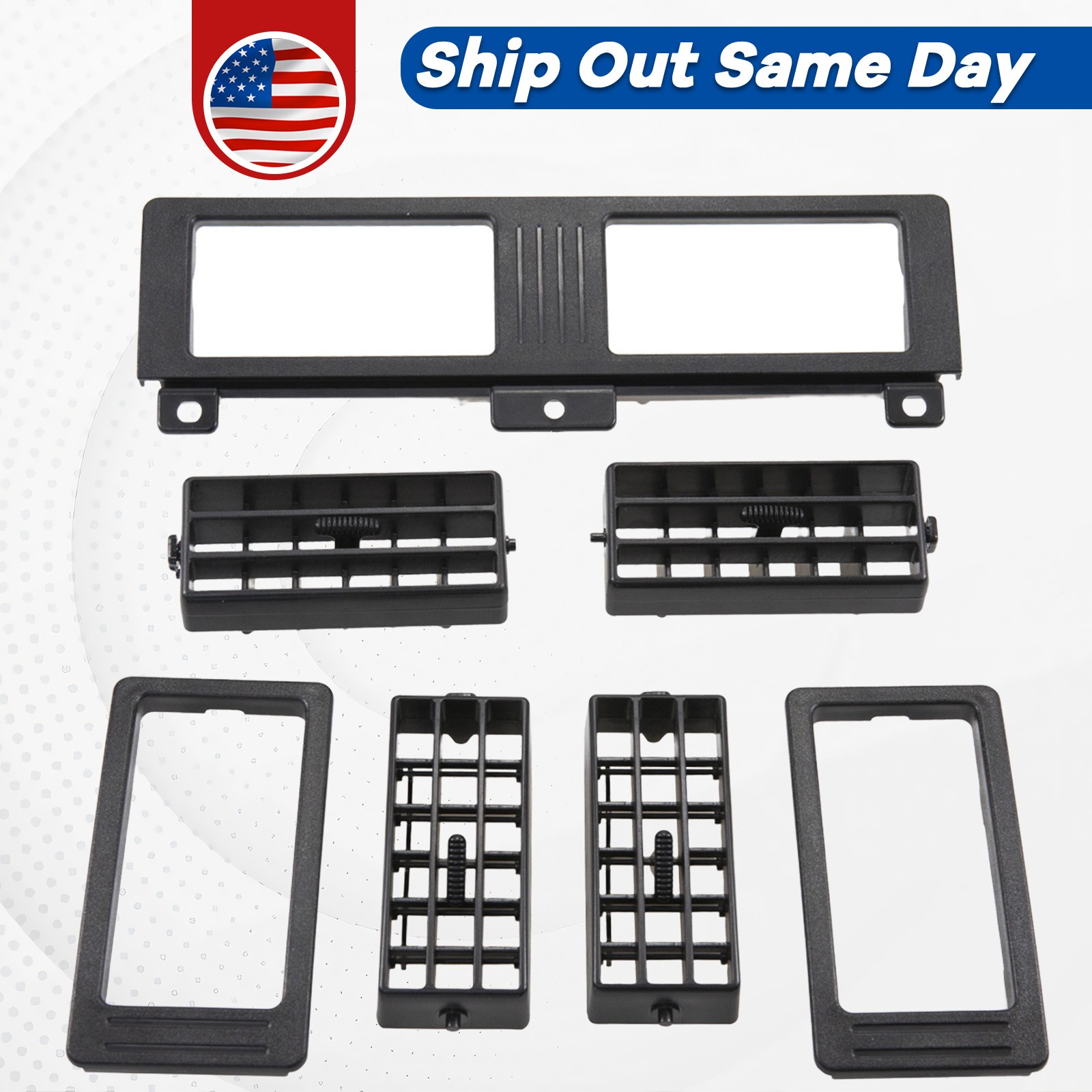 Heater Air Vent Ventilator Grille Set For Nissan Navara D21 Pickup 1987-1997 US Heater Air Vent Ventilator Grille Set For Nissan Navara D21 Pickup 1987-1997 US