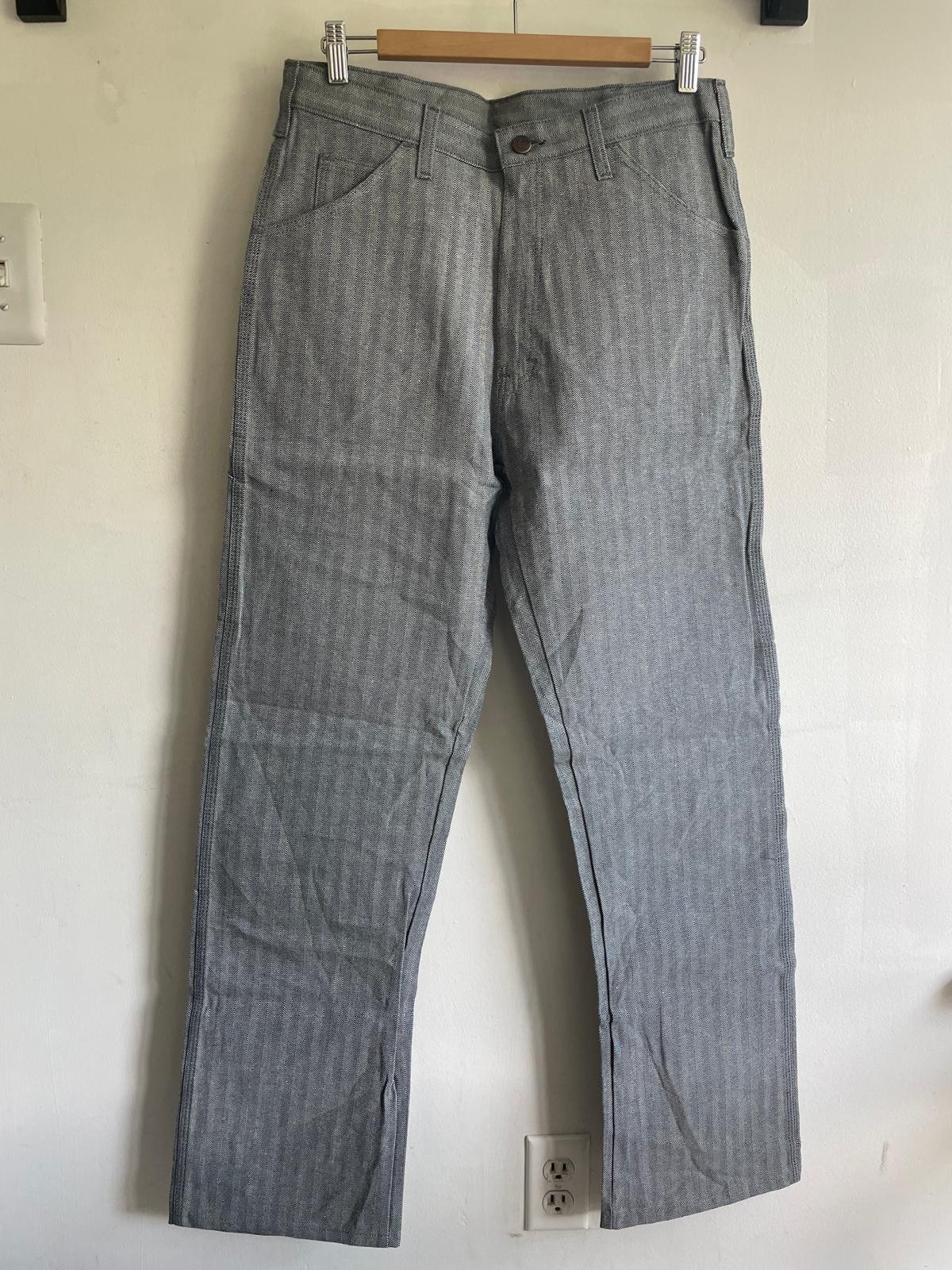 Vintage Dickies Made in USA Deadstock RARE Herringbone Work Pants 32x32, NWT