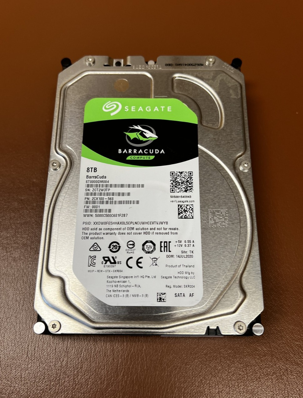 Seagate Barracuda 8 TB, Internal 3.5