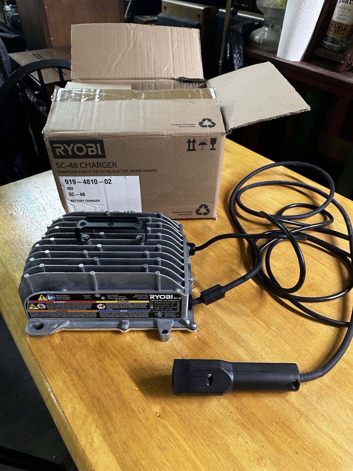 RYOBI Lawn Mower, Golf Cart Battery Charger SC-48 RYOBI Lawn Mower, Golf Cart Battery Charger SC-48