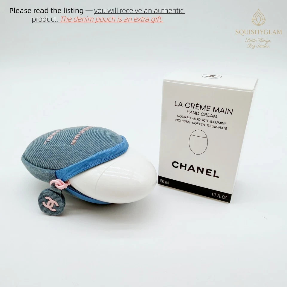 CHANEL Le Crème Main Hand Cream + Denim Pouch Limited Edition Spring 2026 50ml