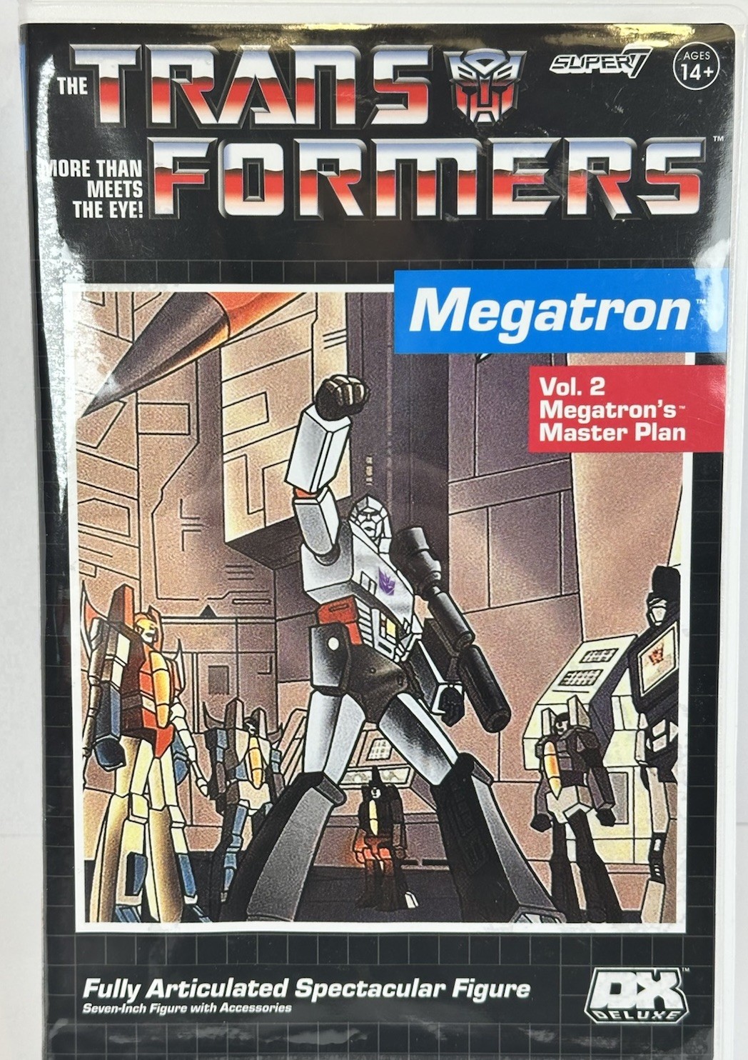 Super7 Transformers Megatron Vol 2 Megatron's Master Plan DX 7 Inch Figure NIB Super7 Transformers Megatron Vol 2 Megatron's Master Plan DX 7 Inch Figure NIB
