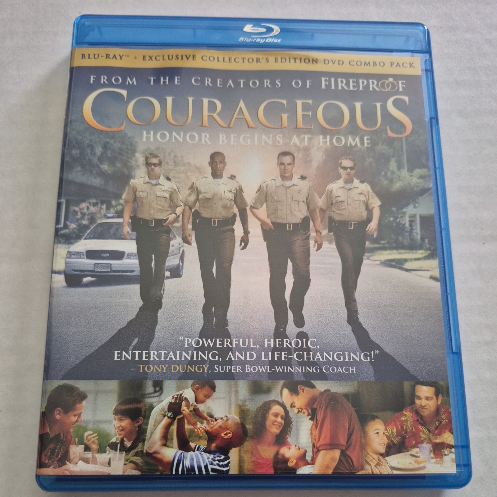 Courageous 2012 Blu-ray + DVD Movie  LIKE NEW 