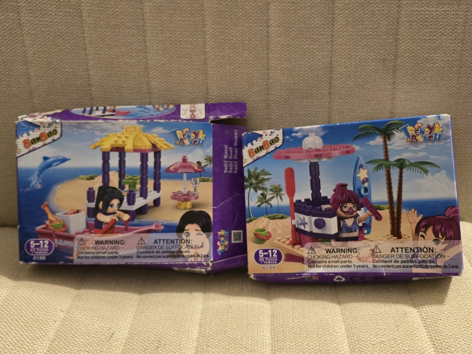 BanBao Interlocking Blocks Lot Of 2 BanBao Interlocking Blocks Lot Of 2