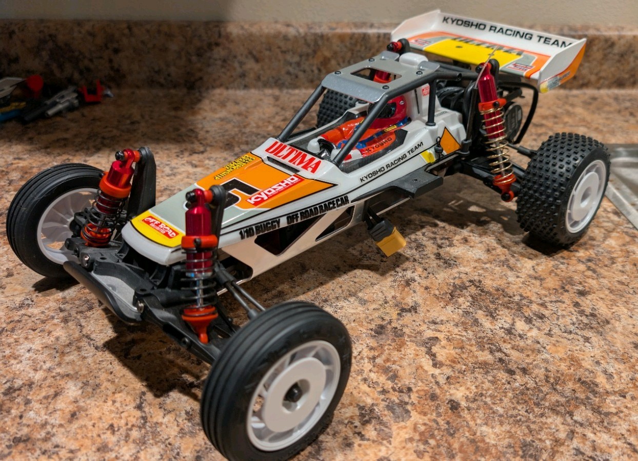Kyosho 30625 Re Ultima Off Road Racer 1/10 2WD shelf queen w 13.5T mtr XeRun ESC