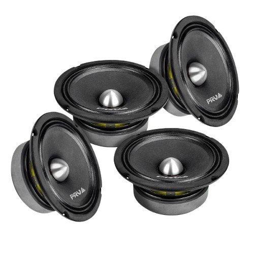 4x PRV Audio 6MR400-4 Bullet Midrange 6.5\