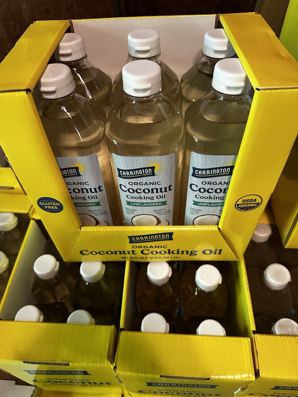 Case Of 6-Carrington Farms Organic Liquid Coconut Cooking Oil 40 Fl Oz XL Bottle Case Of 6-Carrington Farms Organic Liquid Coconut Cooking Oil 40 Fl Oz XL Bottle