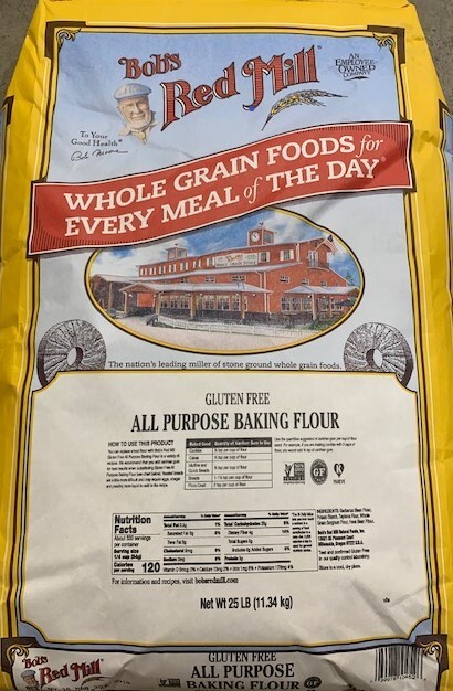Bob's Red Mill All Purpose Gluten Free Flour 25lb Bag Bob's Red Mill All Purpose Gluten Free Flour 25lb Bag