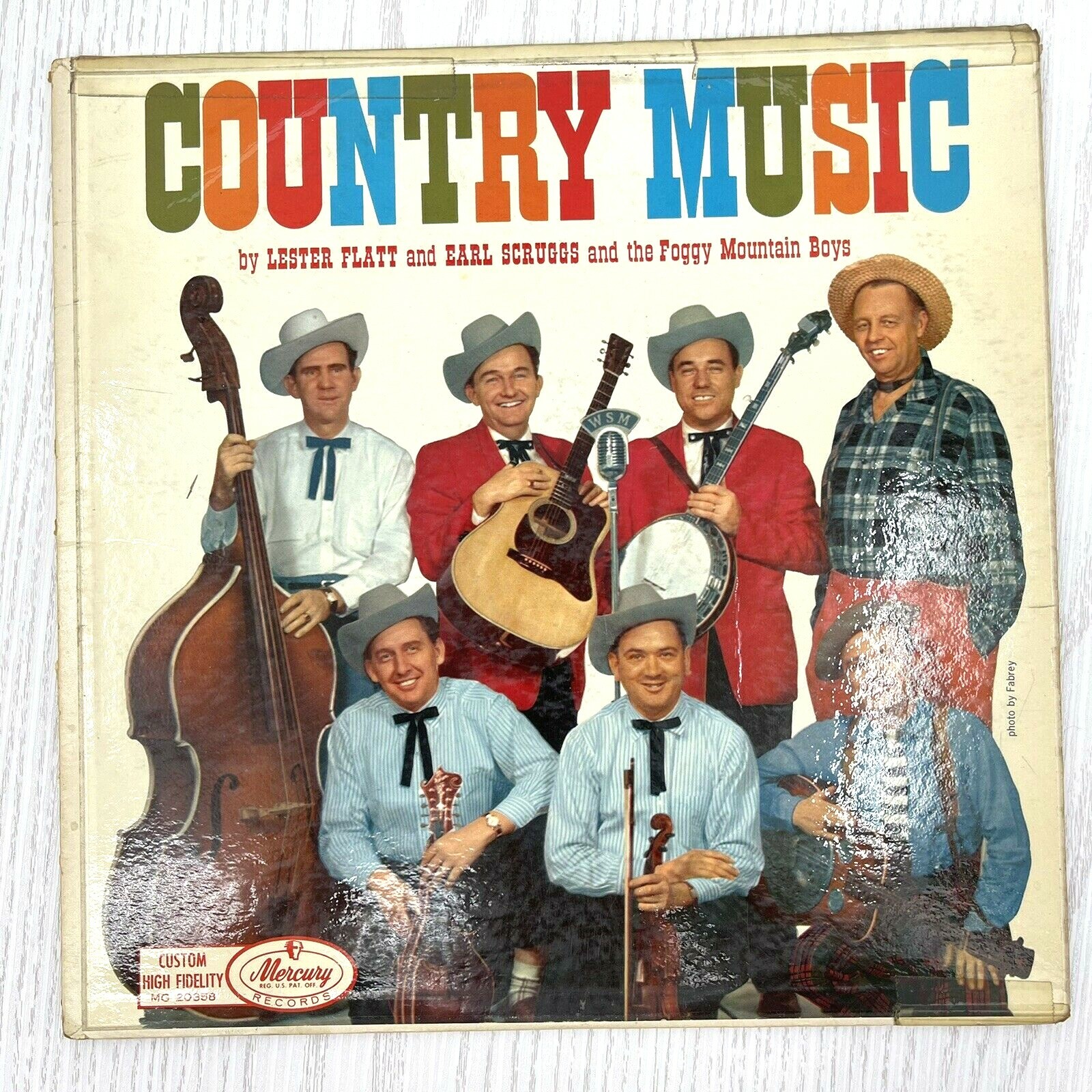 Country Music Lester Flatt Earl Scruggs Foggy Mountn Vinyl LP Album Mercury 1958 Country Music Lester Flatt Earl Scruggs Foggy Mountn Vinyl LP Album Mercury 1958