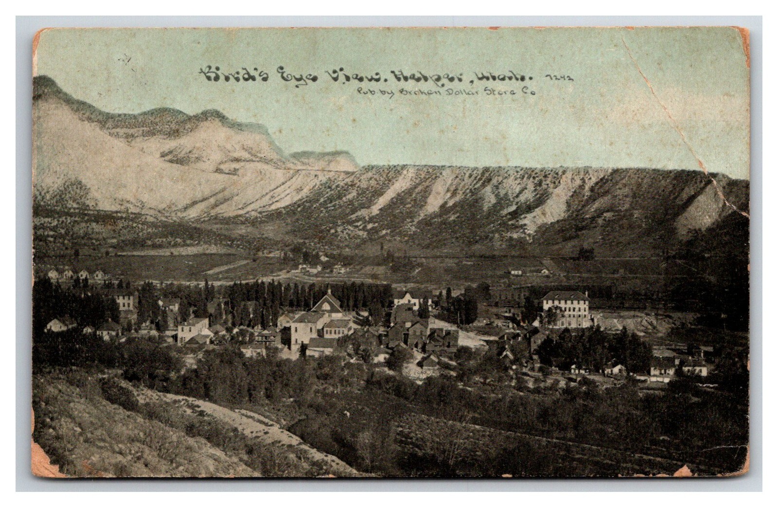 HELPER Utah ~ Birdseye View of Town ~ PM helper HELPER Utah ~ Birdseye View of Town ~ PM helper