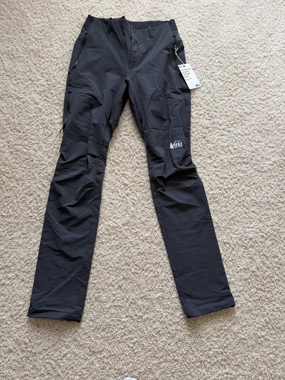 NWT REI Co-op Activator Pants Women\'s Small Tall Black Weather-Resistant Hiking NWT REI Co-op Activator Pants Women\'s Small Tall Black Weather-Resistant Hiking