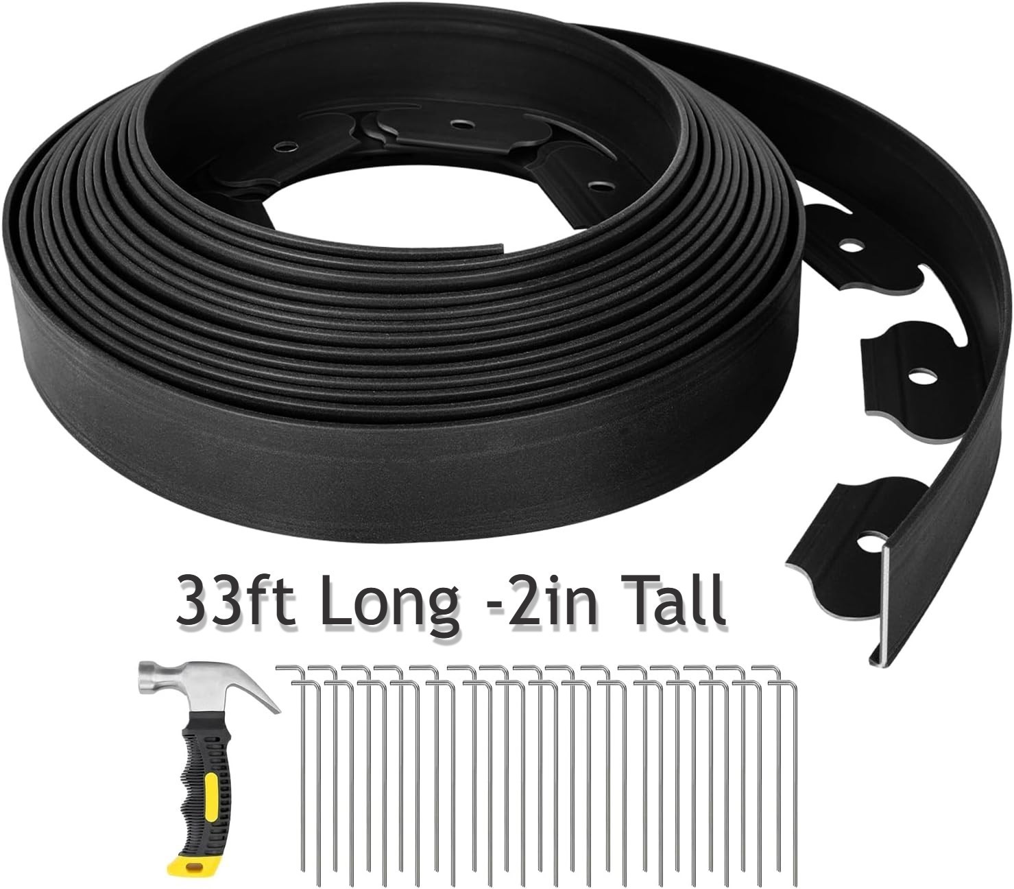33ft Garden No Dig Landscape Edging Border Kit 2\