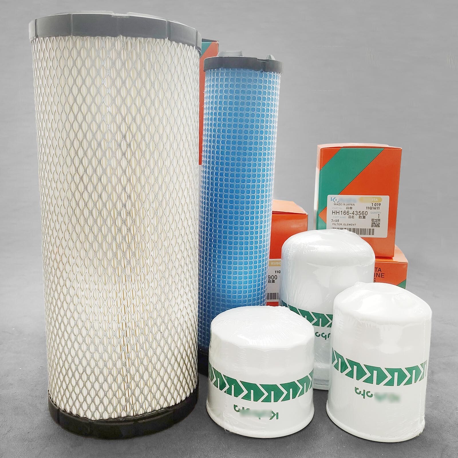 Complete Filter Service Kit for Kubota SVL75 SVL75-2 HST (SN 26157 & Below)