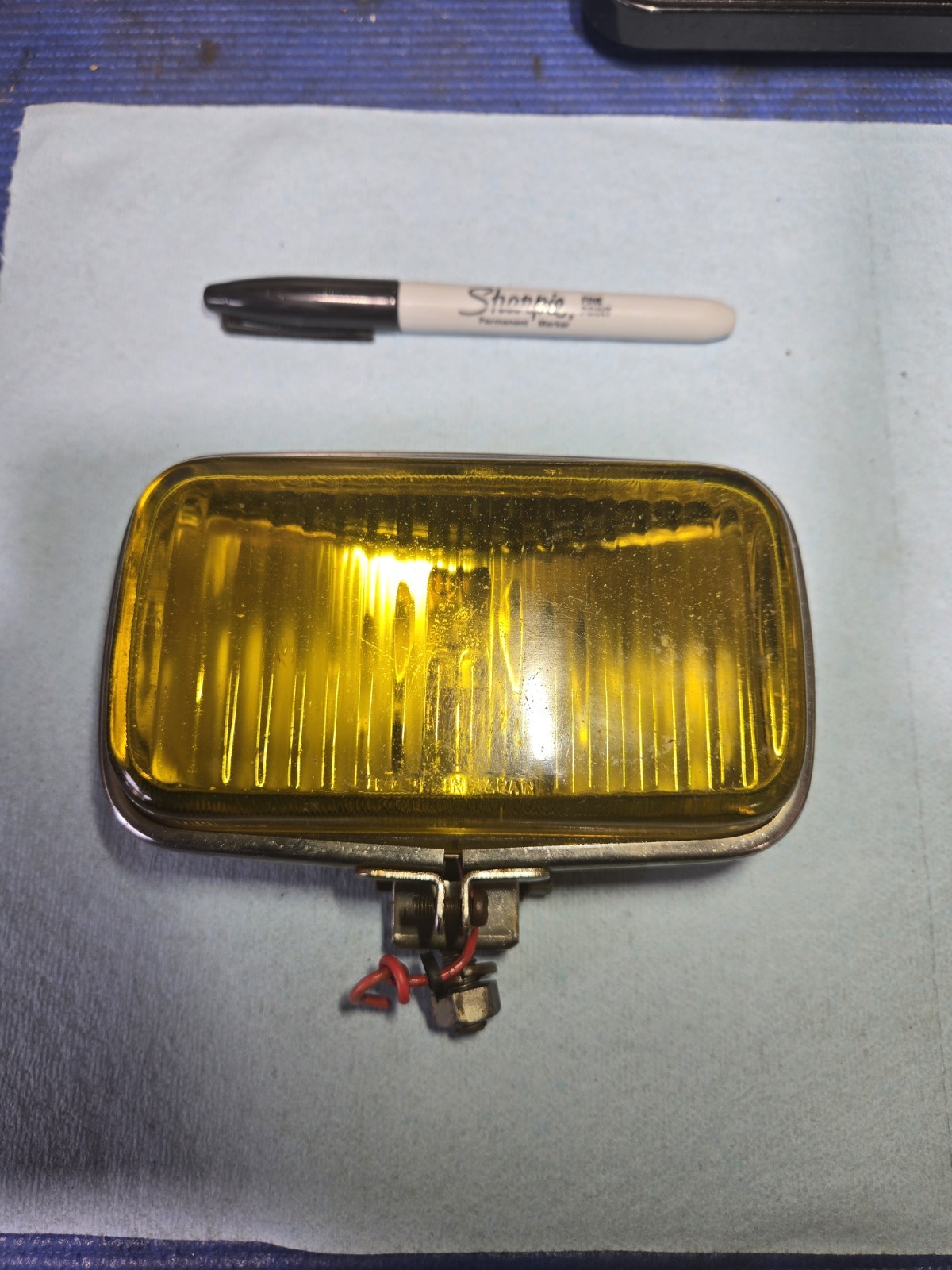 Two Yellow 12 Volt Marker Lights with Bulbs for Rat Rod Truck Hot Rod Two Yellow 12 Volt Marker Lights with Bulbs for Rat Rod Truck Hot Rod
