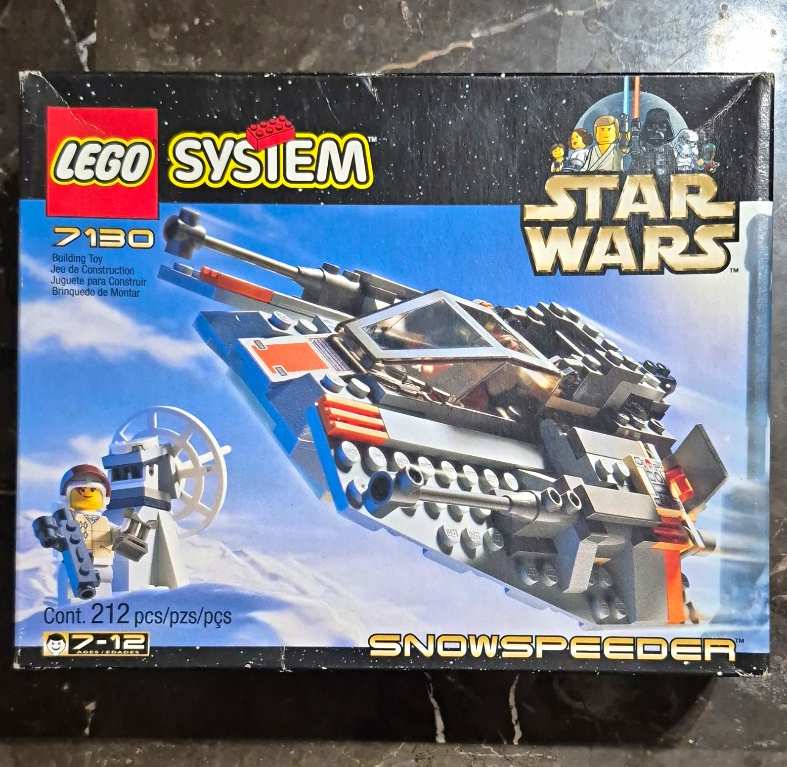 LEGO Star Wars 7130 Snowspeeder Vintage Complete Set 212 pcs Box LEGO Star Wars 7130 Snowspeeder Vintage Complete Set 212 pcs Box