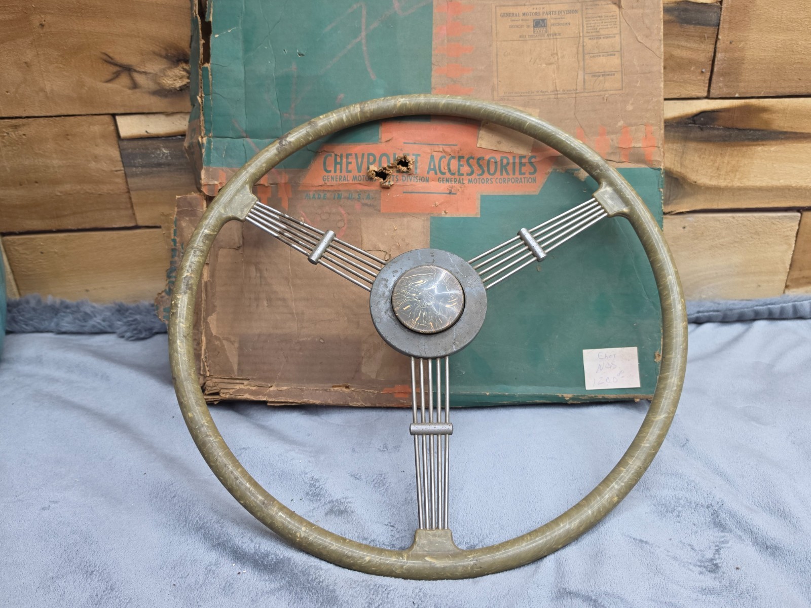 1937 1938 Banjo Steering Wheel Original Chevrolet Accessory Master Deluxe Core 1937 1938 Banjo Steering Wheel Original Chevrolet Accessory Master Deluxe Core