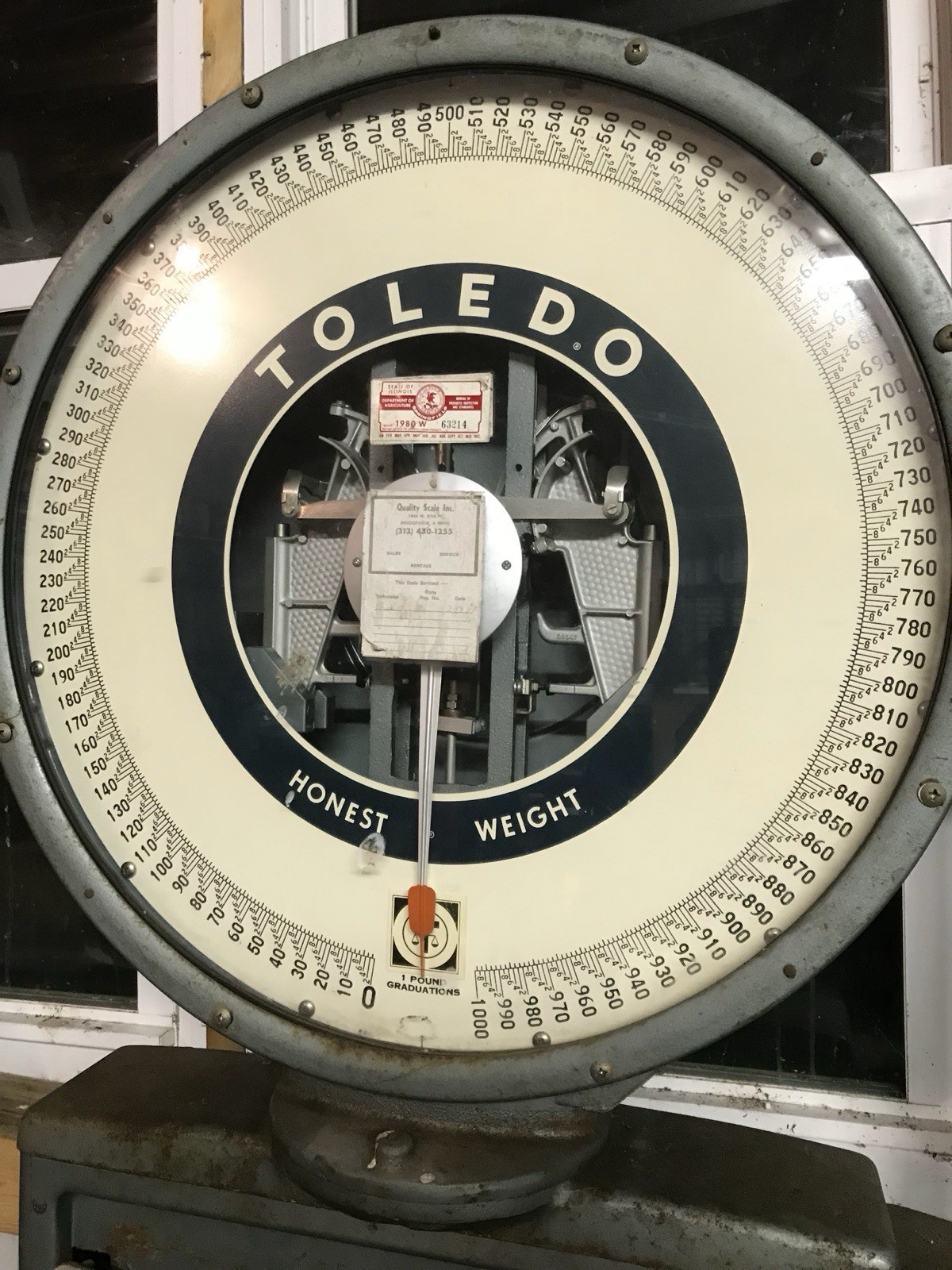 Antique Toledo Grain Scale RARE - Original Condition Antique Toledo Grain Scale RARE - Original Condition