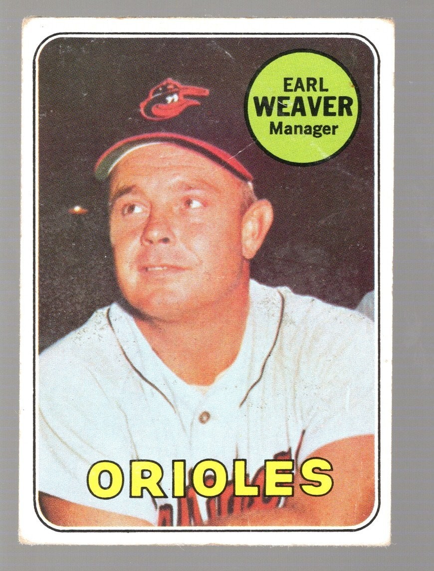 Earl Weaver 1969 Topps #516 RC