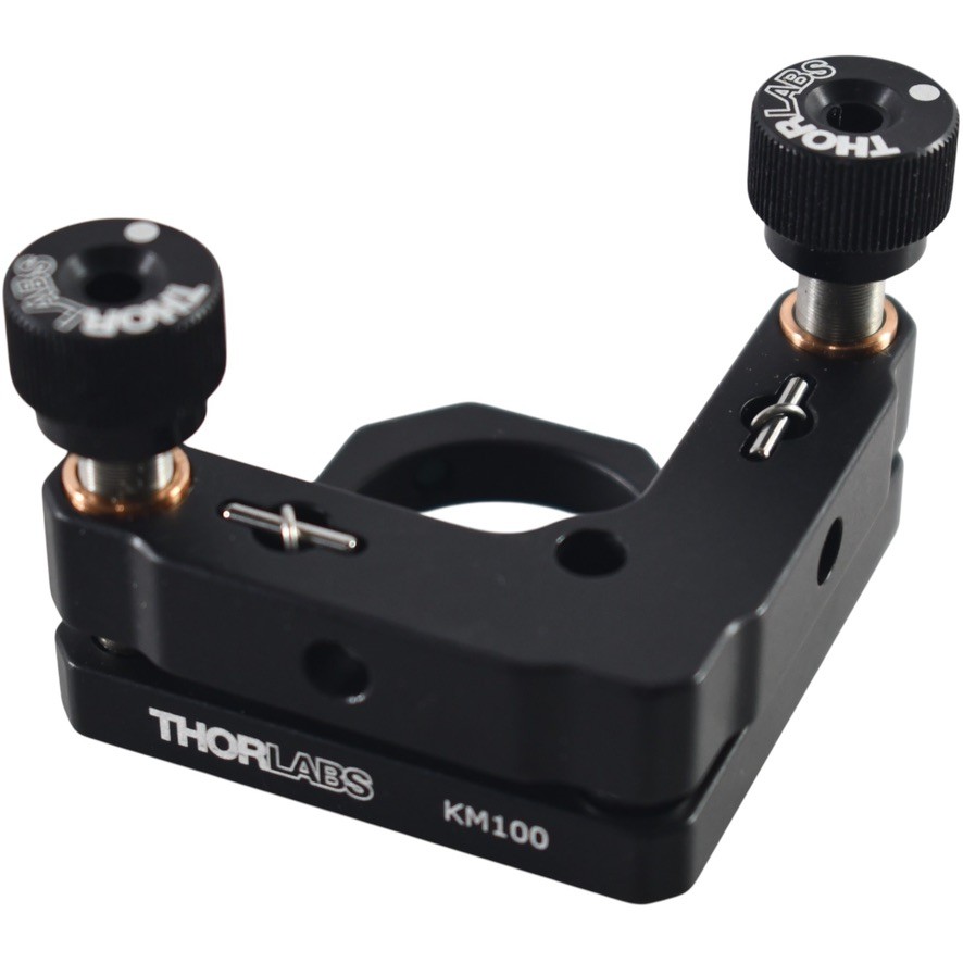 NEW Thorlabs KM100 Kinematic Mirror Mount for 1 Inch Optics Two Adjusters